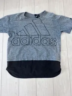 adidas 半袖トップス グレー ブラックのサムネイル