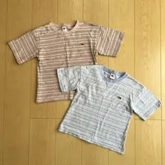 FRUIT OF THE LOOM ボーダーTシャツ 2枚セット　120 130のサムネイル