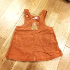 ミキハウス　オールドミキハウス　レトロ　ワンピース　ジャンパースカート　くま