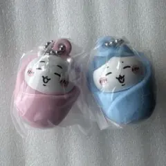ちいかわおくるみマスコットチャーム ちいかわハチワレ 2点セット 新品未開封