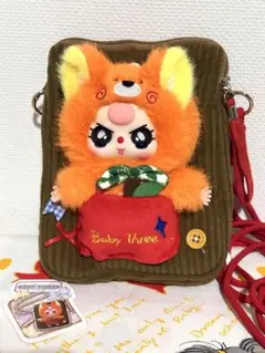 babythree スマホポーチ キツネ