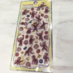 おさるのジョージ ボンボンドロップシール プチドロップステッカー