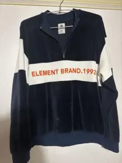 ELEMENT ハーフジップ スウェット ネイビーのサムネイル