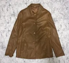 ‼️早い者勝ち‼️レザージャケット【茶色/キャメル】
