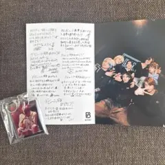 BE:FIRST 2周年記念 メッセージカード アクリルキーホルダー