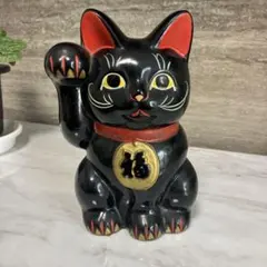 黒い招き猫 約30cm - メルカリ