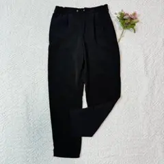 ZARA ブラック 万能 リラックス パンツ XSサイズ 5〜7号相当 サラサラ