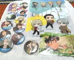 未使用 ユーリ!!! on ICE 缶バッジ アクスタ クリアファイル