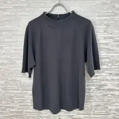 BLANCE（バランス）プルオーバー チャコール M 半袖 上品　黒