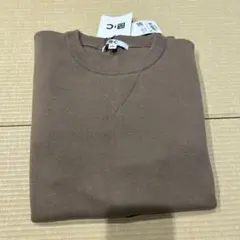 【新品未使用】ユニクロ　スムースコットンクルーネックセーター