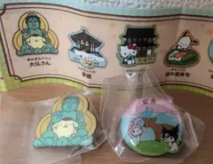 奈良限定★未開封 サンリオご当地ピンバッジ マイメロディ・クロミ、ポムポムプリン