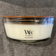 【新品未使用】WoodWick ホワイトティー＆ジャスミン