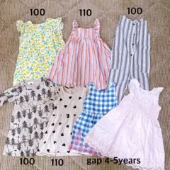 ワンピース まとめ売り 女の子 100cm〜110cm 計7点