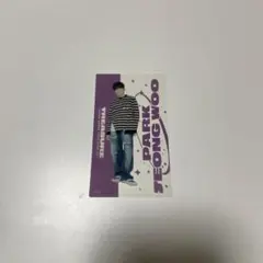 TREASURE PARK JEONGWOO クリアステッカー