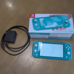 d*9様 Nintendo Switch Lite　ターコイズ　本体　ジャンク品のサムネイル