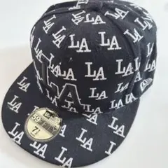 New Era 59FIFTY LAキャップ 7 1/4 ブラック