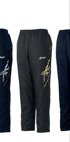 asics トレーニングパンツ 黒