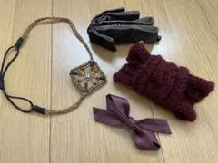 ヘアアクセ　秋冬　4つセット
