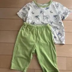 100 ユニクロ　エアリズム　パジャマ　こぐまちゃん