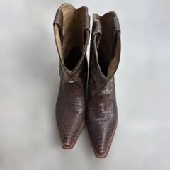 新品￼ウエスタンブーツAlberto Felliniアーモンド トゥサイドジップ 