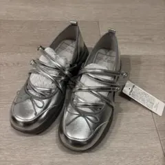 GU rokh メリージェーンシューズ Mサイズ シルバー