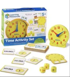 新品未使用 ラーニングリソーシーズ　時計 時間学習 ゲーム