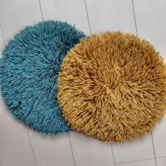 unico チェアパッド 丸ラグ 35cm 2枚セット