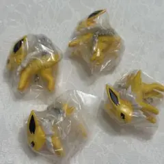 ポケットモンスター　つまんでつなげてマスコット12 サンダース 4点