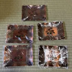 純銅製小皿　角型　5枚セット