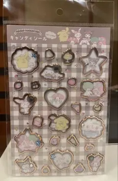 【正規品】ストーン付きキャンディシール サンリオキャラクター