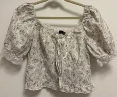 SHEIN 花柄 レース トップス