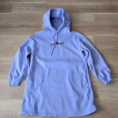 ✩TOMMY JEANS ラベンダー フード付きパーカーワンピース✩ XS