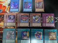 遊戯デッキパーツ 黒き混沌の魔術師 ブラックカオス 光と闇の戦士 
