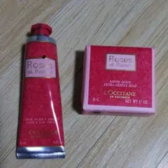 ロクシタン ハンドクリーム&バスソープ　ローズ