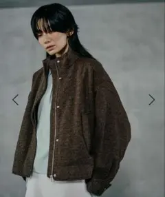 【新品】LEPSIM スライバーBIGブルゾン ブラウン