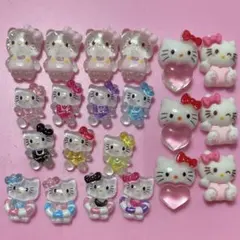 no.71ハローキティ ネイルパーツセット 20個以上