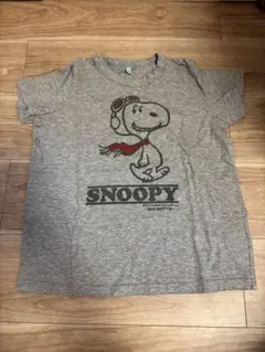 ⭐︎新品⭐︎スヌーピー フライングエース Tシャツ 杢グレー 135cmのサムネイル