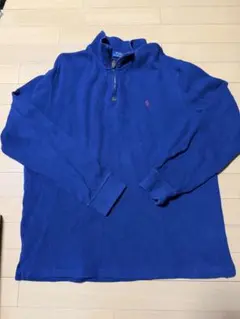 Polo Ralph Lauren ジップアップ トレーナー L 青