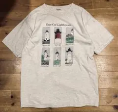Tシャツ 古着 90s Fruit of the Loom 灯台 スーベニア