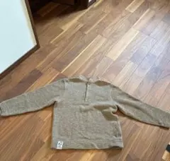 BEAMS ヘンリーネックブラウンニット Mのサムネイル