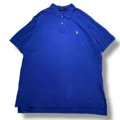 F297【即購入OK】POLORALPHLAUREN　半袖ポロシャツ　2XL　青