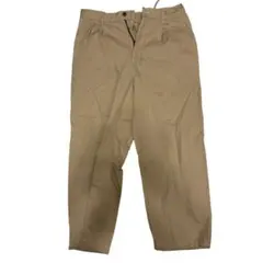 ベージュ チノパン サイドポケット付き