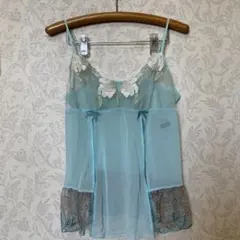 ワコールサルート キャミソール 水色