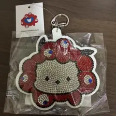 大阪関西万博 サンリオ ポチャッコ ミャクミャク キラキラレザーキーホルダー