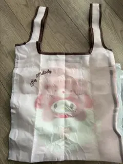 サンリオキャラクターズ　エコバッグ　ラテクマバージョン　　マイメロ