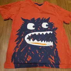 ジンボリー　モンスターTシャツ 赤 4T オソロ　お揃いのサムネイル