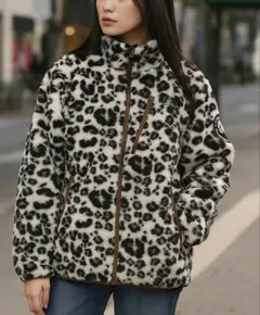 レオパード フリースジャケット