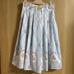 アクシーズファム　バラ柄スカート　１回着用