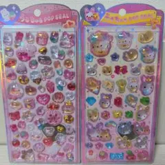 正規品　うるちゅる　シール　フワフワらびちゃん　オリジナル