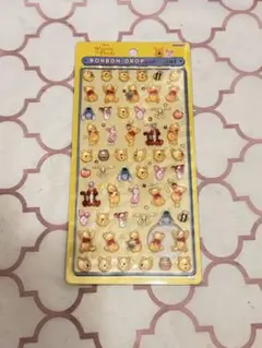 プーさん ボンボンドロップシールmini